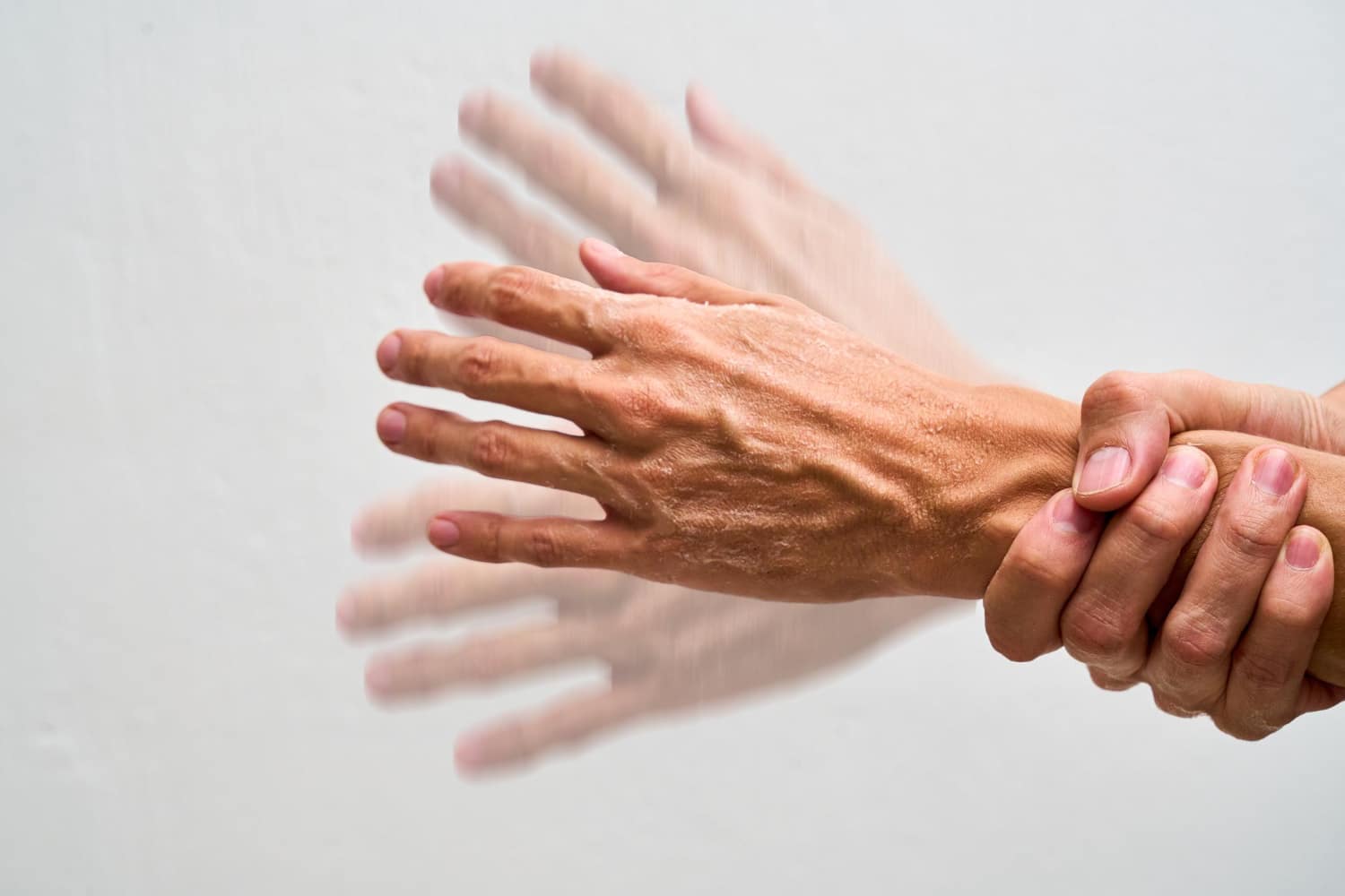 Parkinson-Hände zittern